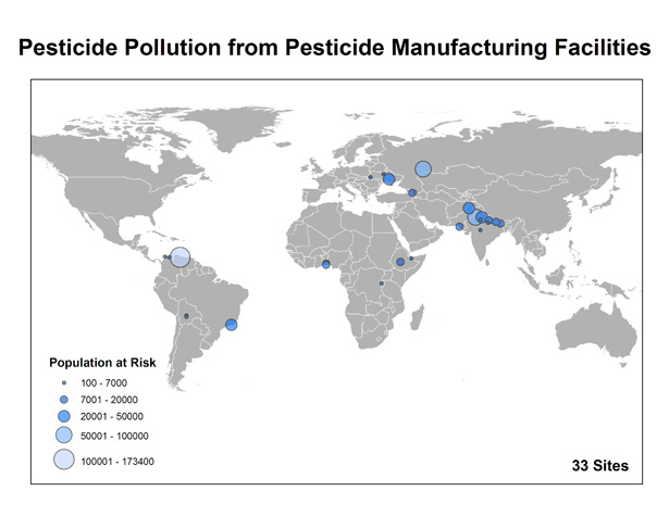 Pesticide Pollution Map